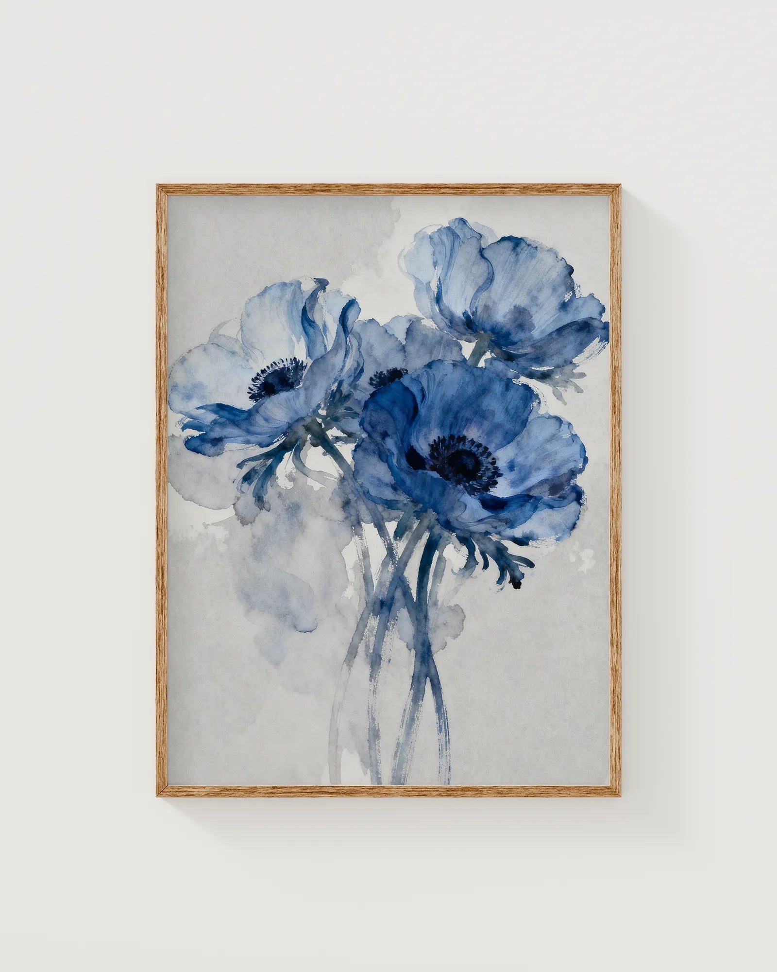 Anemone in Grau