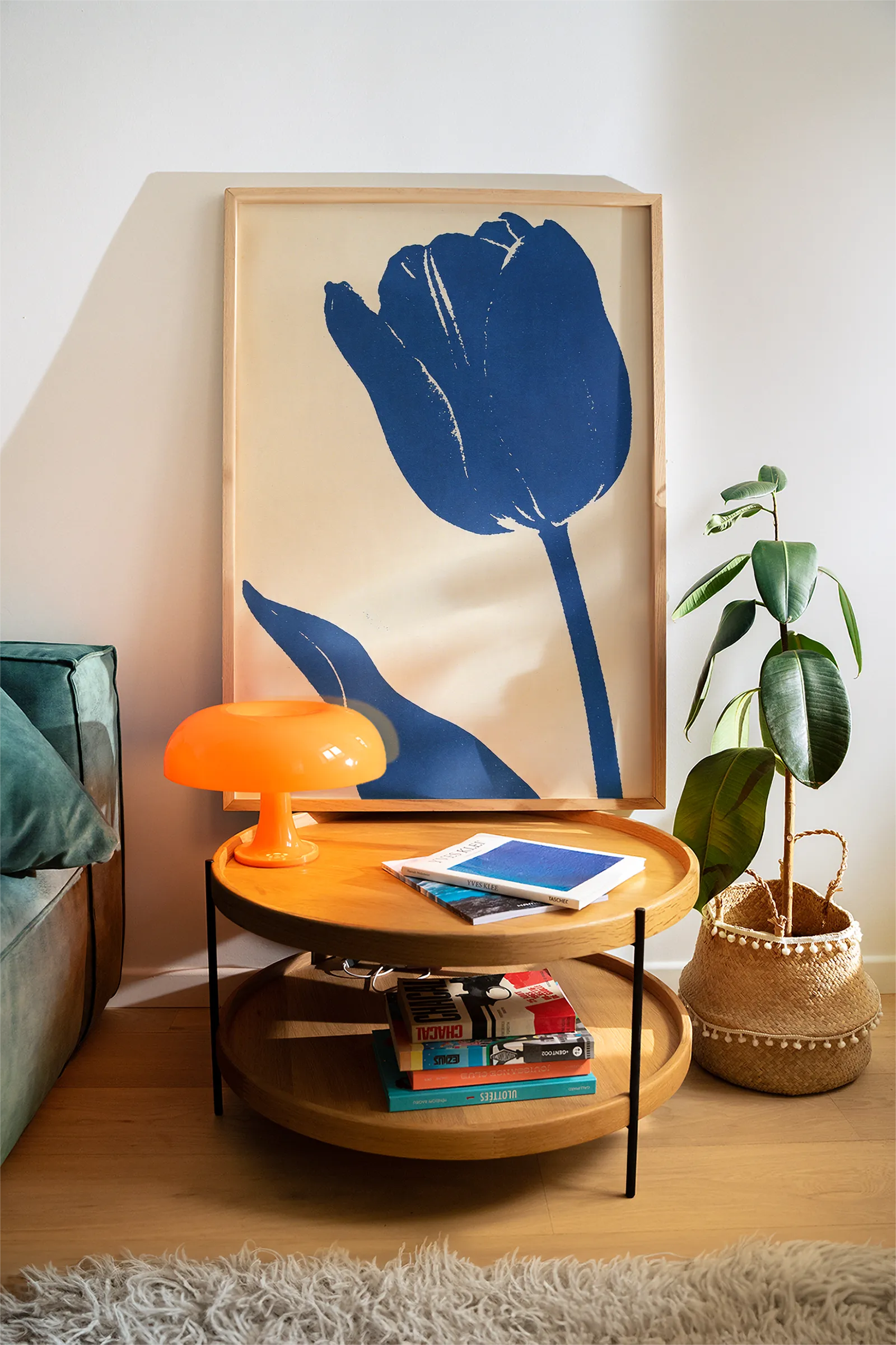 Blaue Tulpe