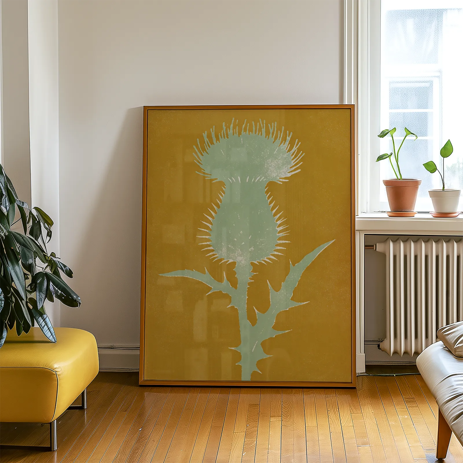Distel in Senf